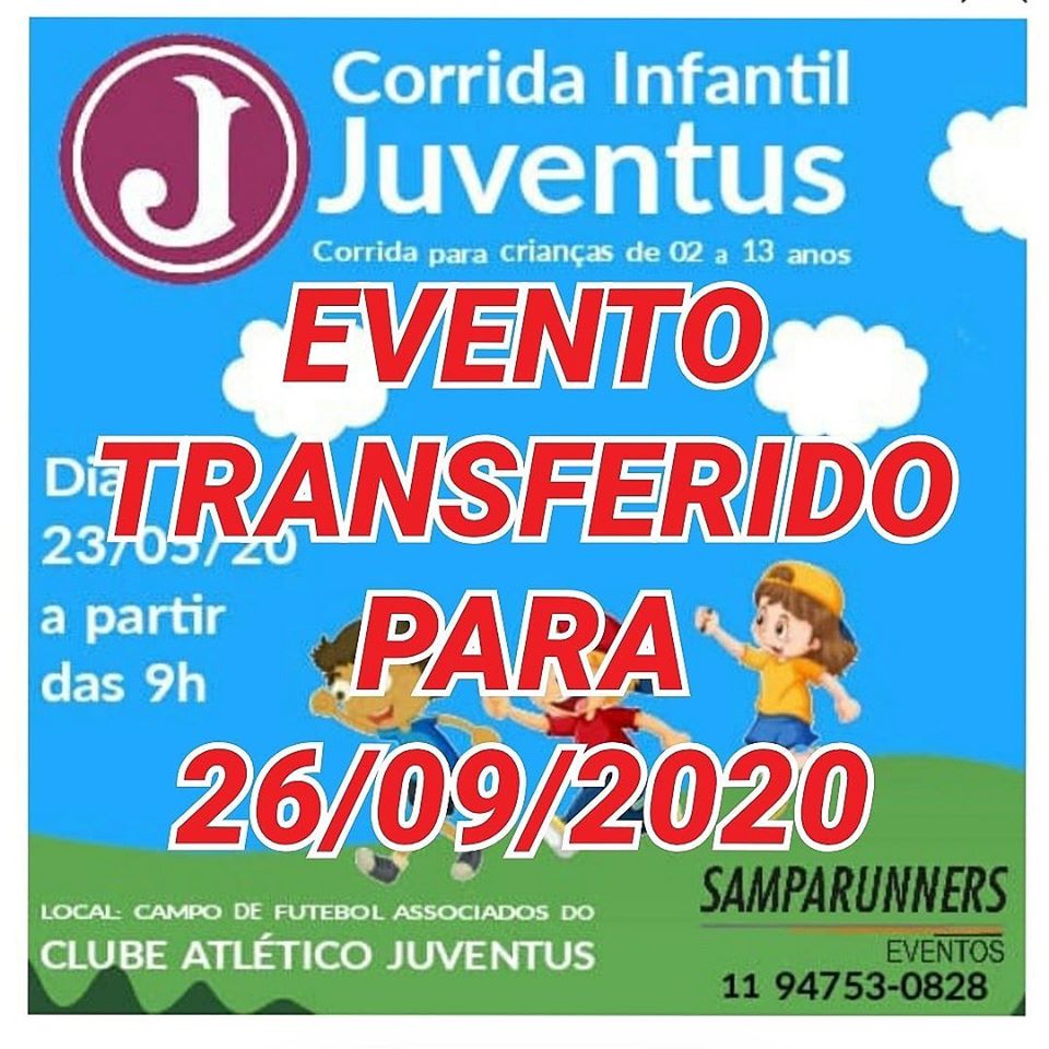 Data alterada da Corrida Infantil