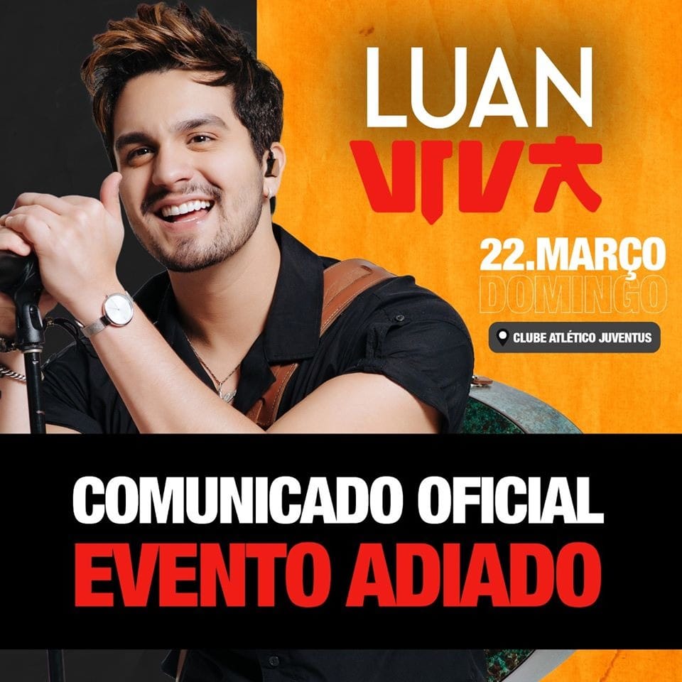 Evento Adiado – Luan Santana