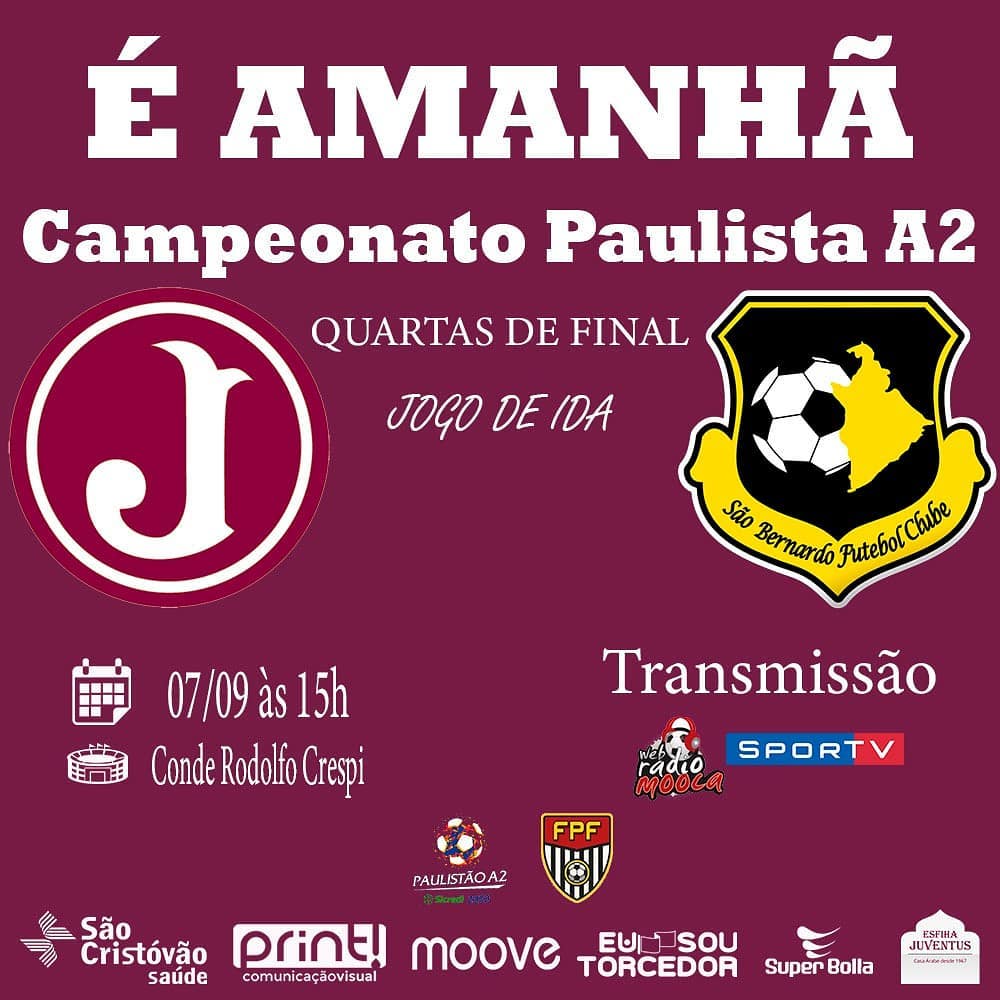 Juventus x São Bernardo F.C – Quartas de Final