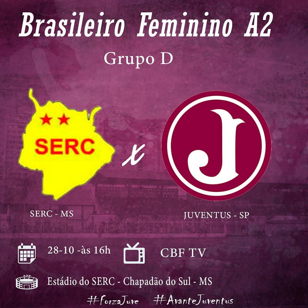 Juventus encara SERC pela 2ª rodada do Brasileiro Feminino