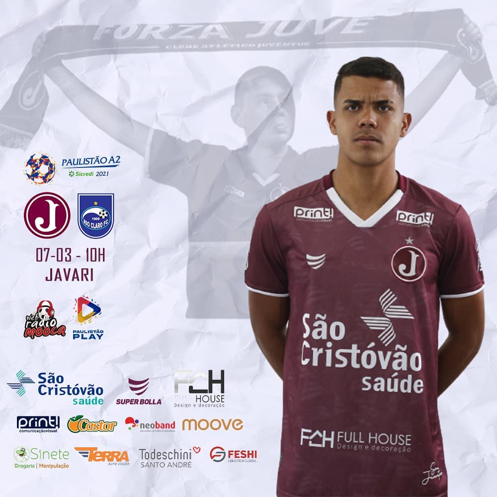 Juventus enfrenta Rio Claro pela 2ª rodada do Paulista A2