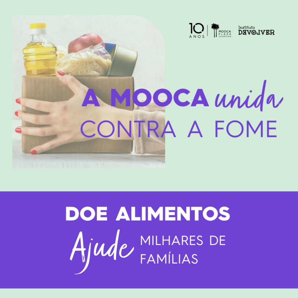 Mooca Unida Contra a Fome visa ajudar população carente
