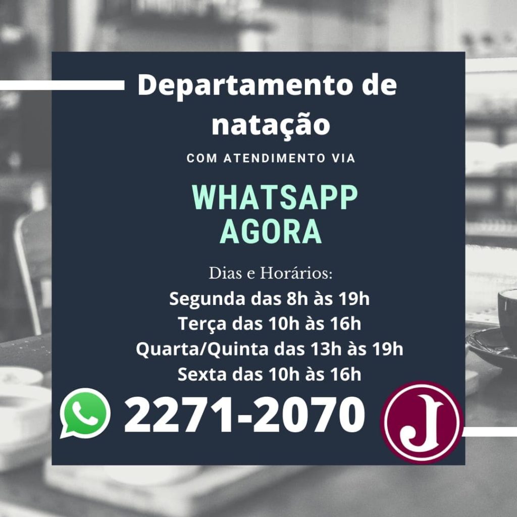 Natação – Atendimento Via Whatsapp