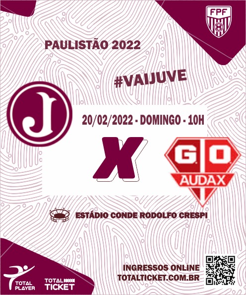 Ingressos Juventus x G.O. Audax – 8ª rodada do Paulista A2