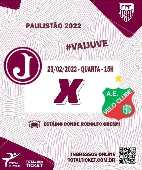 Ingressos Juventus X Velo Clube – 9ª Rodada do Paulista A2