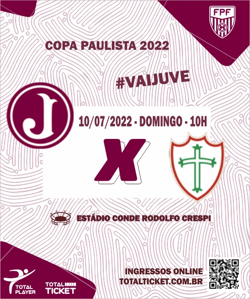 Ingressos Juventus x Portuguesa – 2ª rodada da Copa Paulista 2022