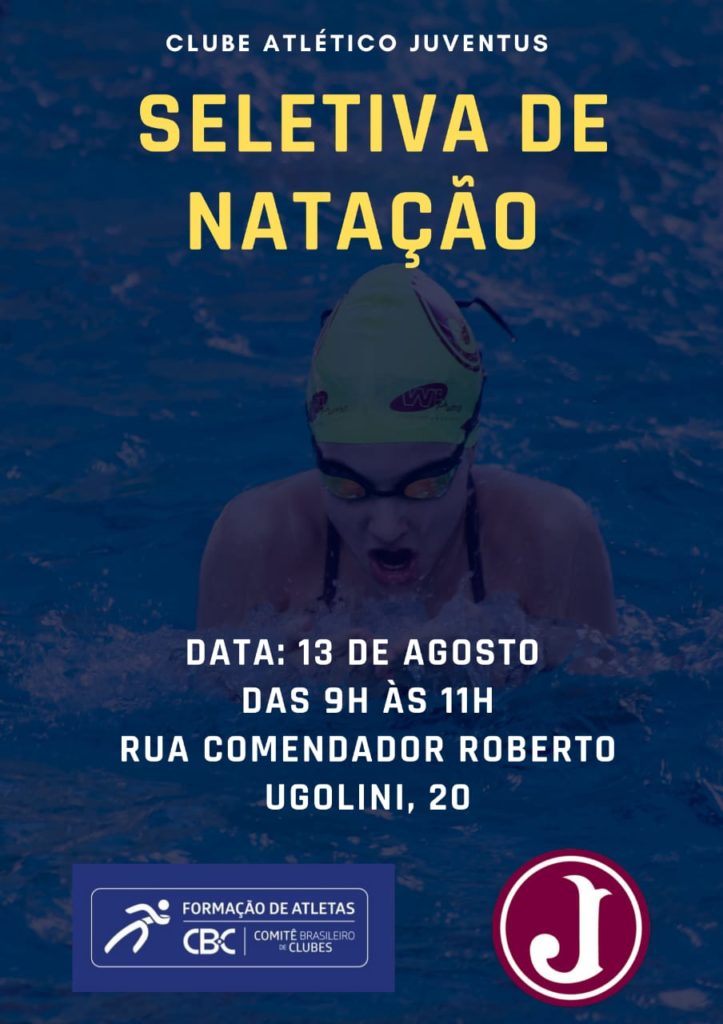 Juventus promove Seletiva de Natação