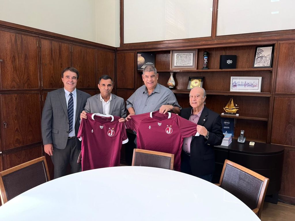 Presidente do Juventus se reúne com o Prefeito em Exercício Milton Leite