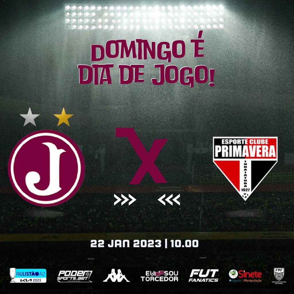 Ingressos Juventus X Primavera –  3ª rodada do Paulista A2 2023