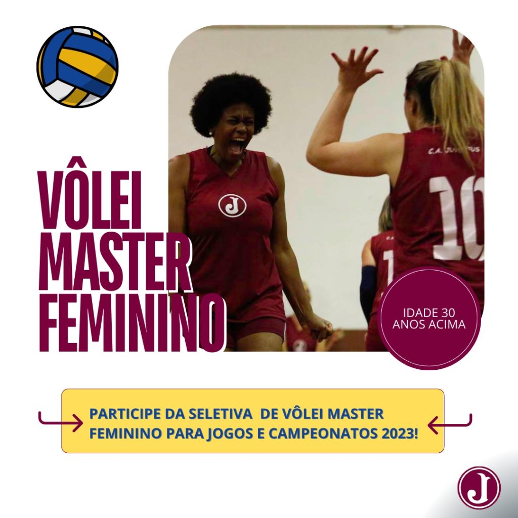 Juventus promove Seletiva de Vôlei Master Feminino