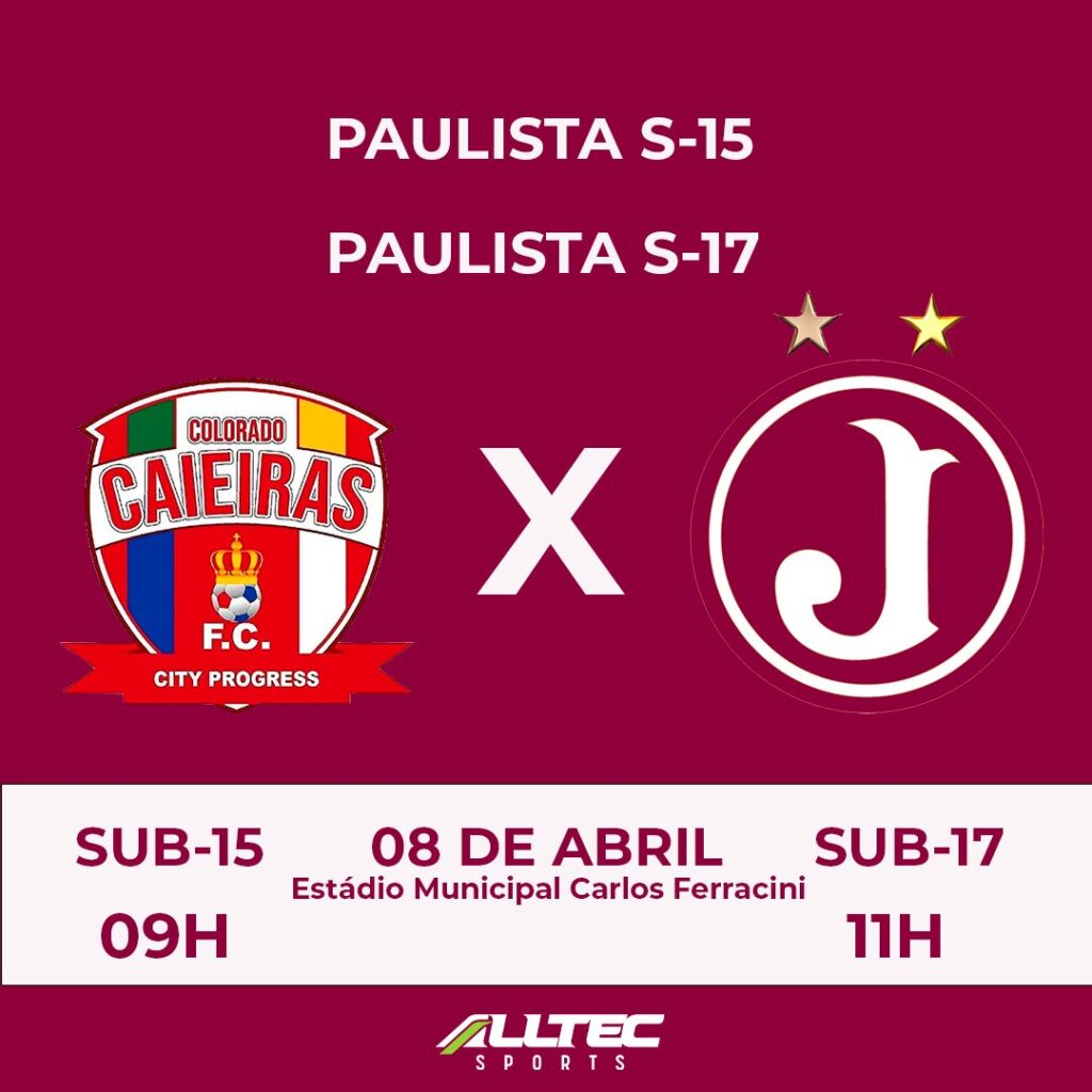 Sub 15 e Sub 17 estreiam no Paulista diante das esquipes do Caieiras