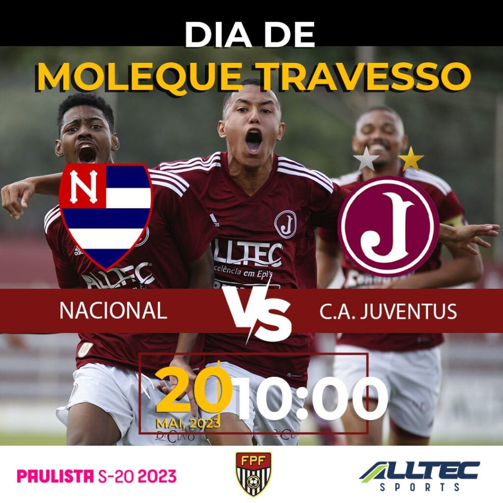 Juventus encara Nacional pela 6ª Rodada do Paulista