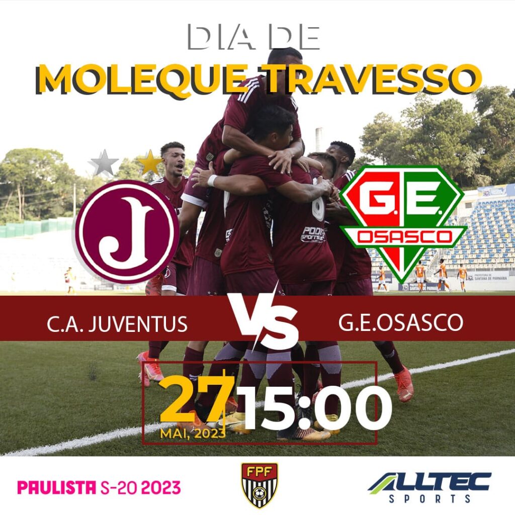 Moleque encara GE Osasco pela 7ª Rodada do Paulista Sub 20