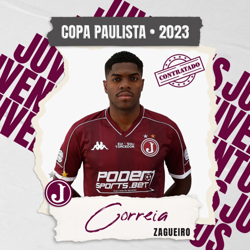 Copa Paulista 2023- Juventus anuncia mais um reforço para a Zaga