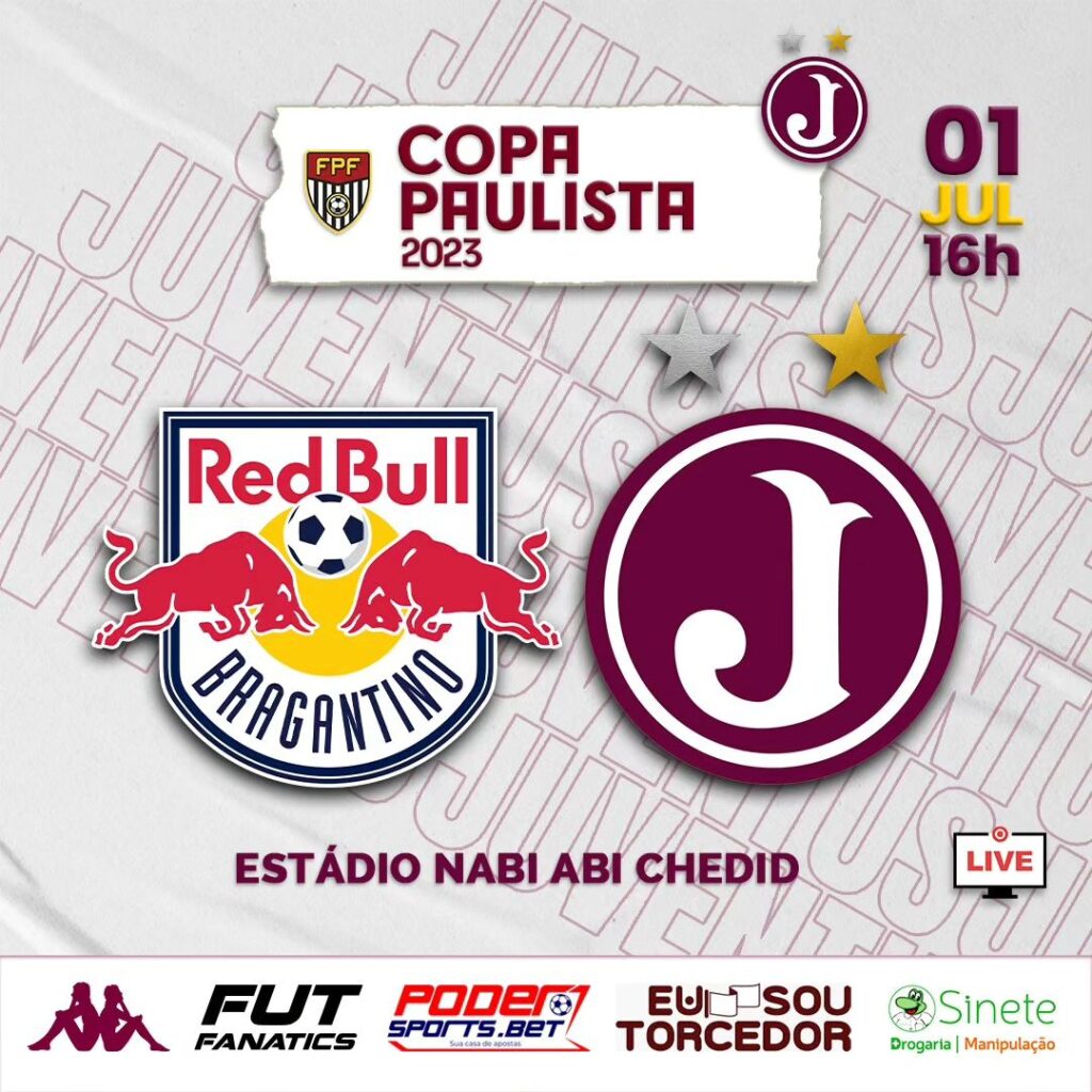 Juventus estreia na Copa Paulista diante do Red Bull Bragantino