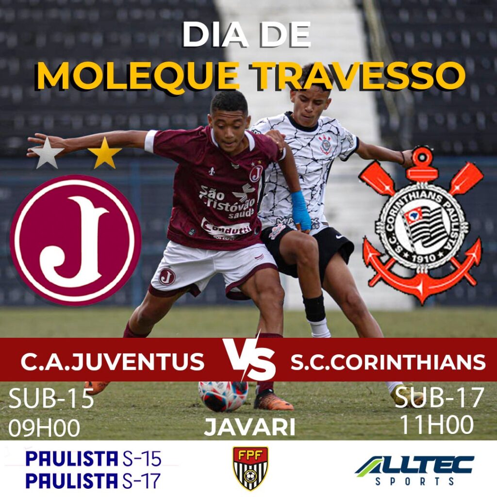 9ª Rodada do Paulista Sub 15 e Sub 17 – Juventus x Corinthians