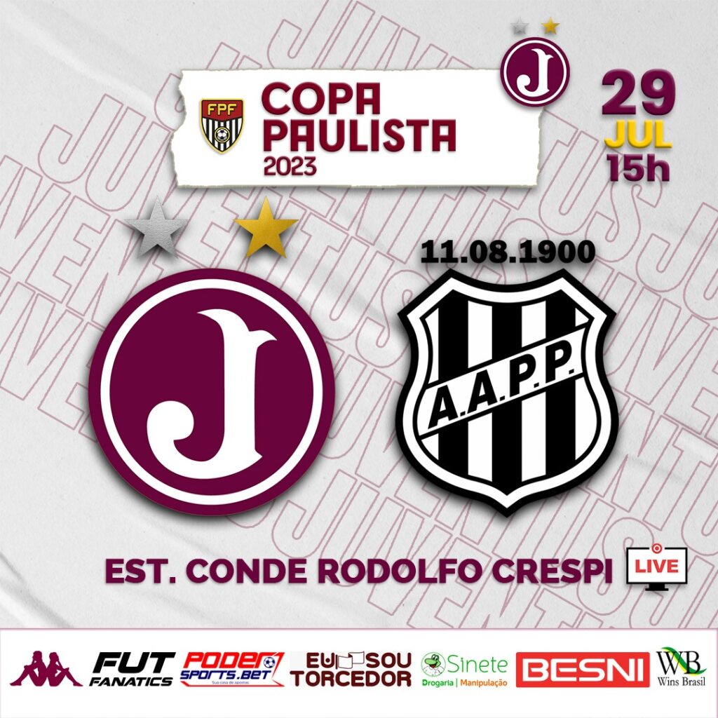 Ingresso Juventus x Ponte Preta – 5ª  Rodada Copa Paulista
