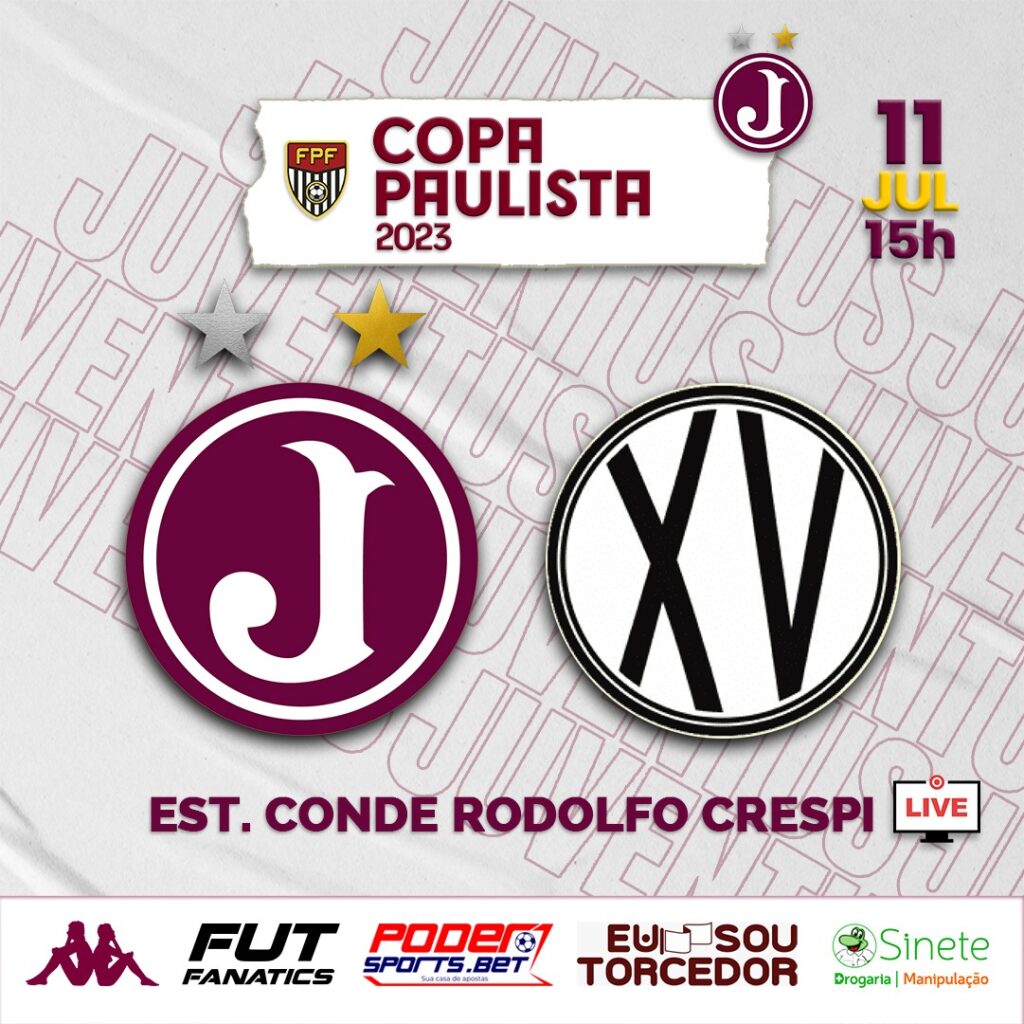 Ingressos – 2ª Rodada Copa Paulista 2023 – Juventus X XV de Piracicaba