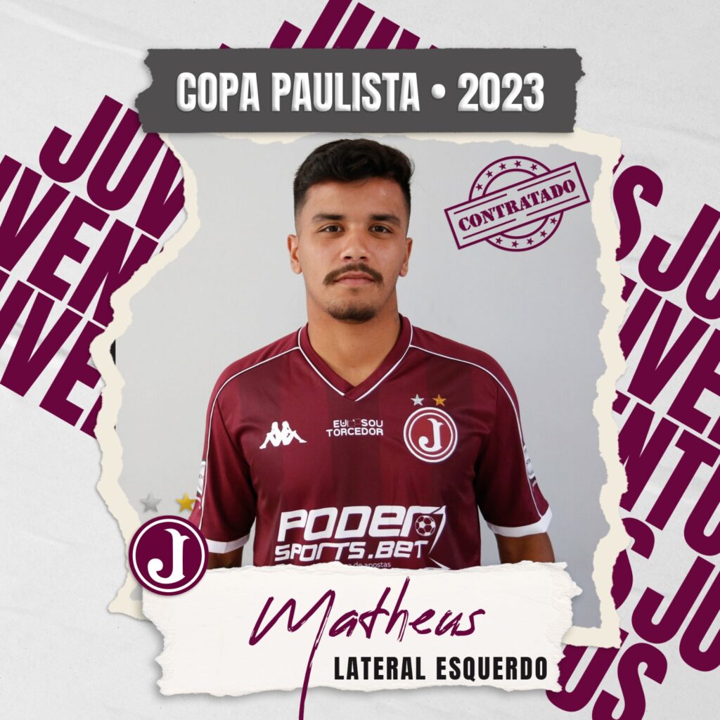 Copa Paulista 2023- Juventus anuncia mais um Reforço na Lateral