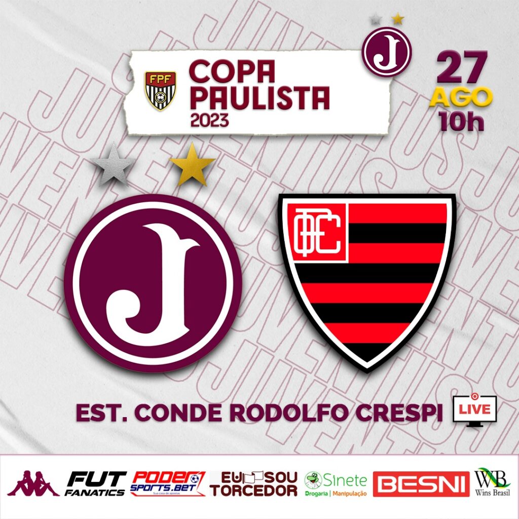 Ingressos – 9ª Rodada Copa Paulista 2023 – Juventus X Oeste