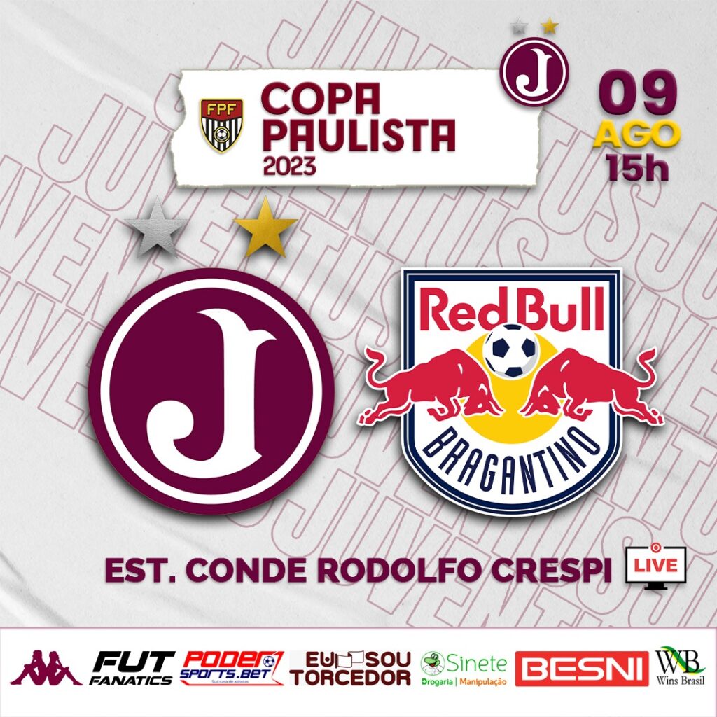 Ingressos – 6ª Rodada Copa Paulista 2023 – Juventus X Red Bull