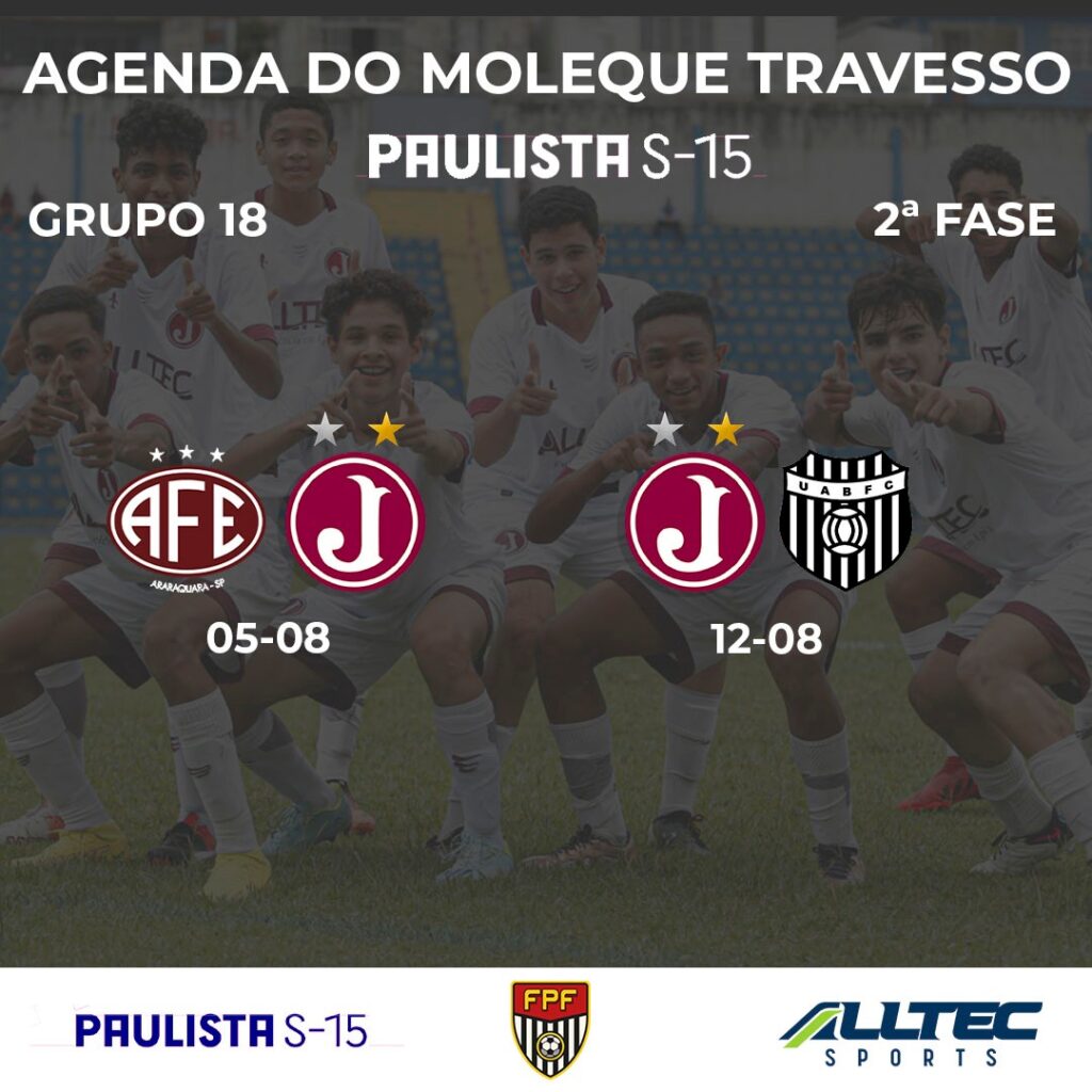 Pelo Paulista, Sub 15 encara Ferroviária e Sub 17 tem jogo suspenso