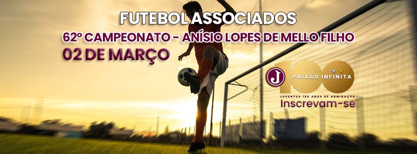 Juventus promove o 62ª Campeonato Interno de Futebol Associados