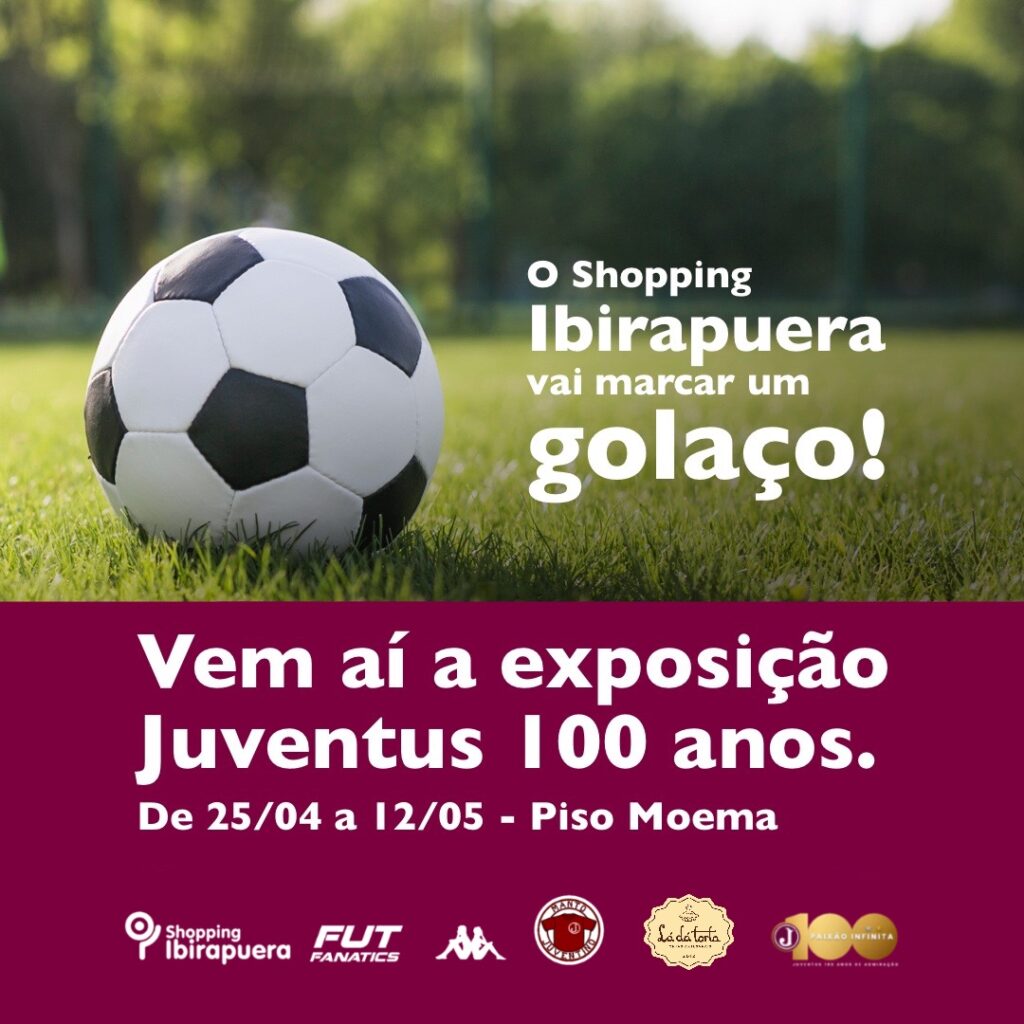 Juventus celebra seu centenário com exposição histórica no Shopping Ibirapuera