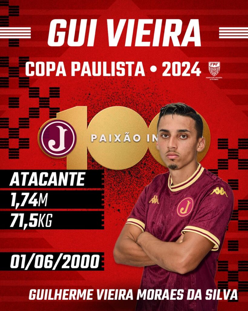 Copa Paulista 2024- Atacante Gui Vieira