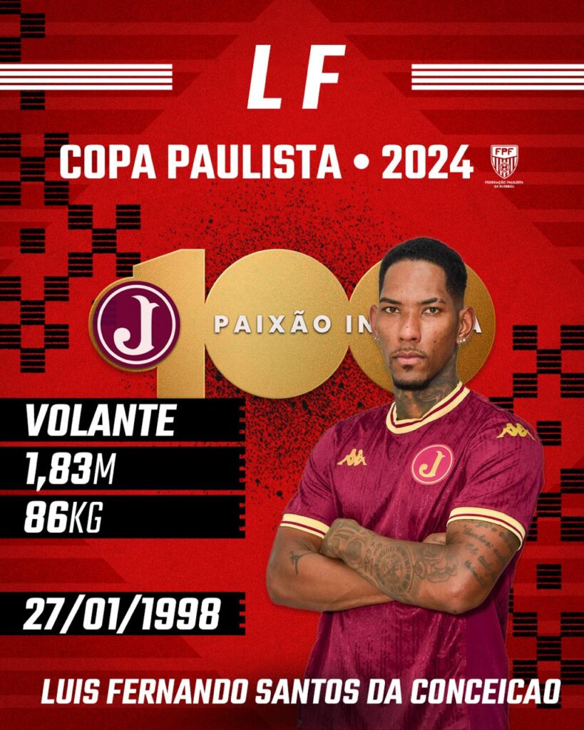 Copa Paulista 2024- Volante Luis Fernando