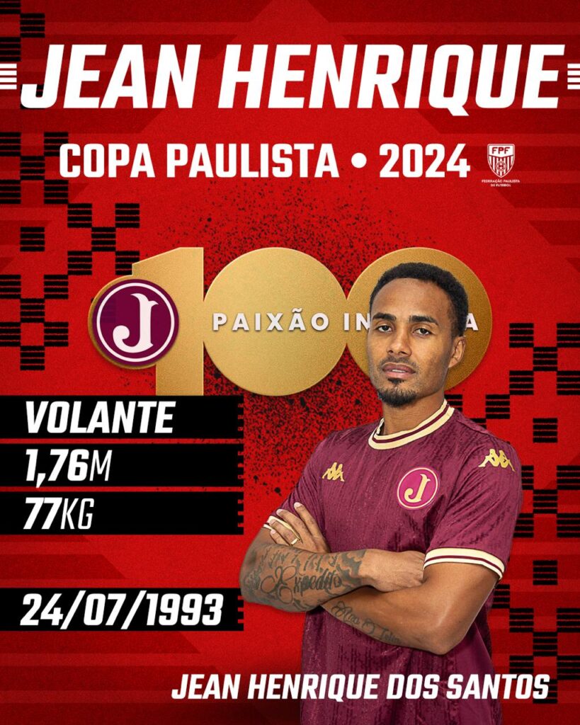 Copa Paulista 2024- Volante Jean Henrique