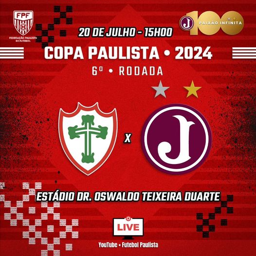 Juventus enfrenta a Lusa pela 6ª rodada da Copa Paulista