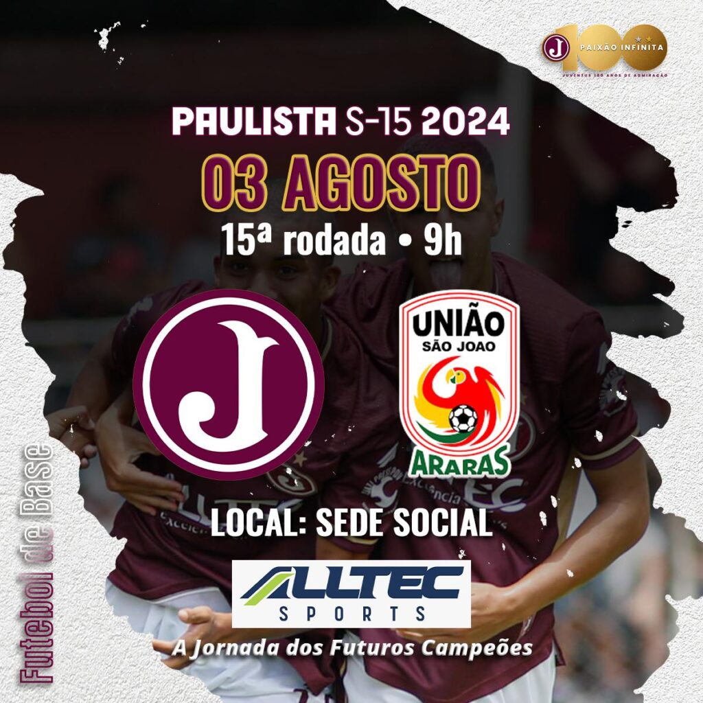 Sub 15 e Sub 17 atuam pelo Paulista na Sede Social no próximo sábado (03/08)