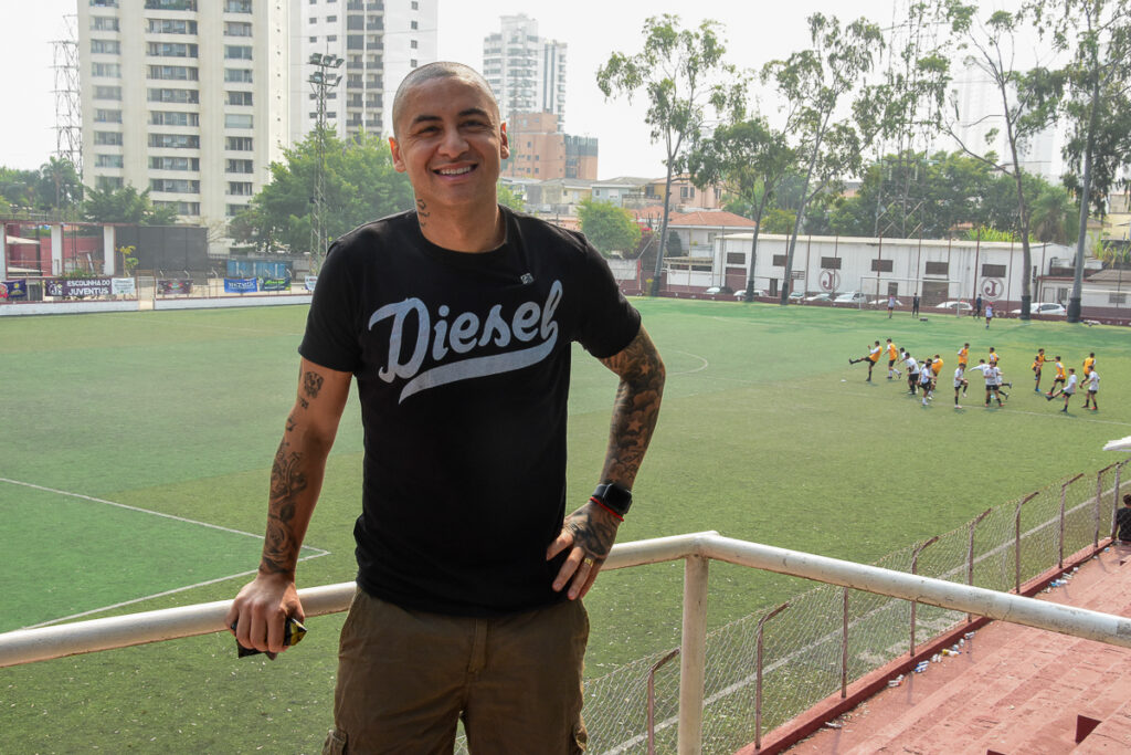 Wellington Paulista visita o Juventus