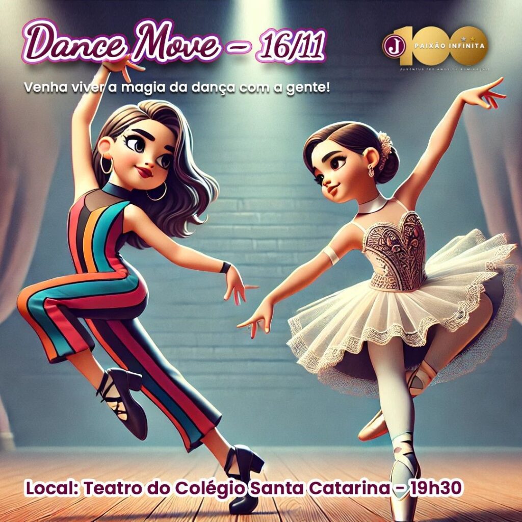 Apresentação de Ballet e Jazz 2024 – “Dance Move”