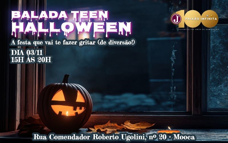 Juventus promove Halloween Balada Teen 2024