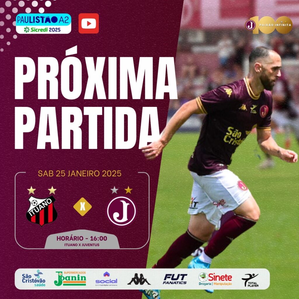 Paulista A2 2025 – 4ª Rodada – Ituano x Juventus