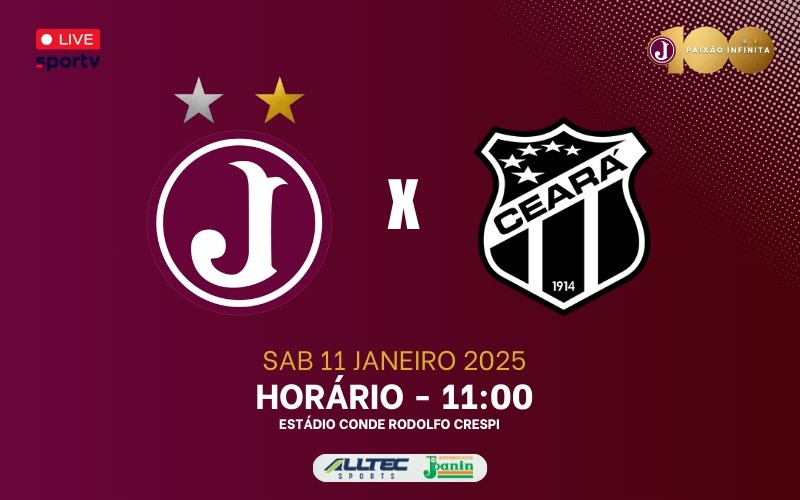 3ª Rodada Copinha Sicredi 2025 – Juventus x Ceará
