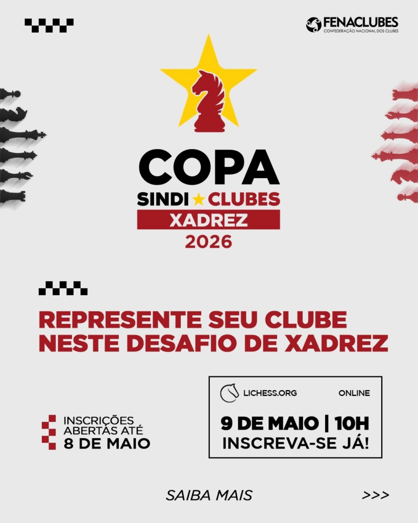 REPRESENTE O JUVENTUS NA COPA SINDI CLUBES DE XADREZ 2026