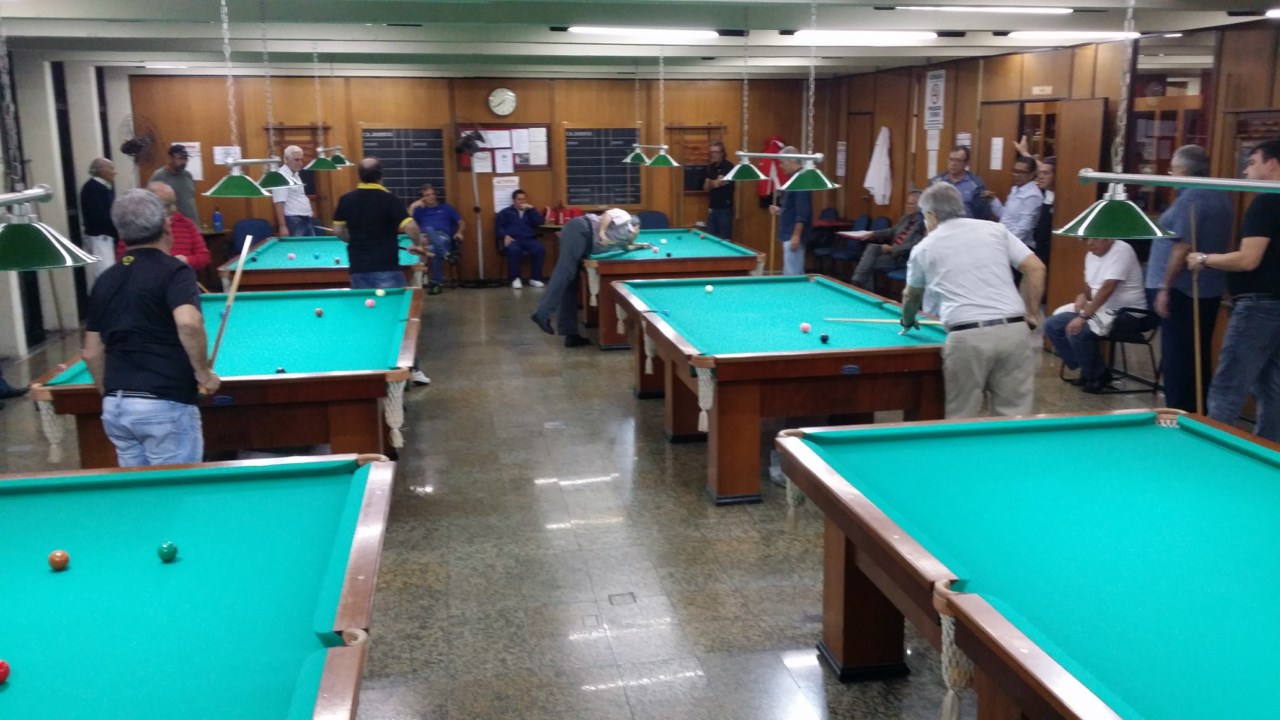 Campeonato Interno de Sinuca – Primeira Rodada