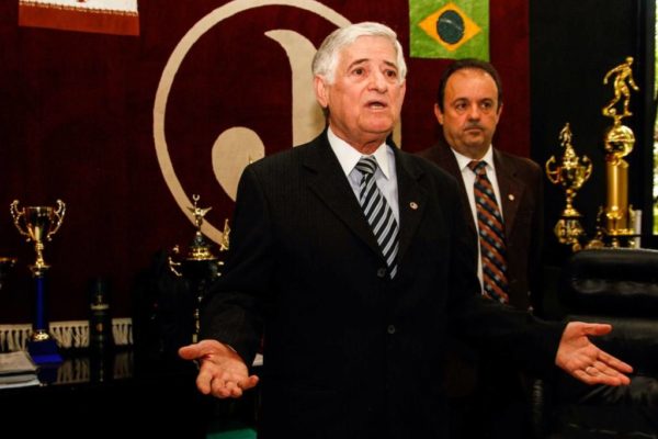 Presidente Domingos Sanches e o vice Saulo Franciscon (Foto: Divulgação)