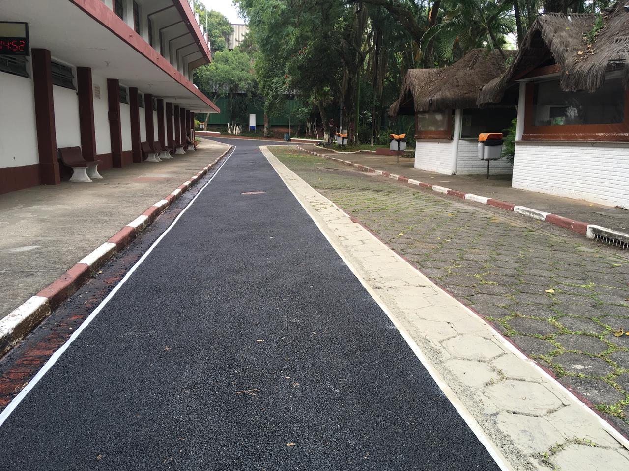 Pista de cooper passa por revitalização