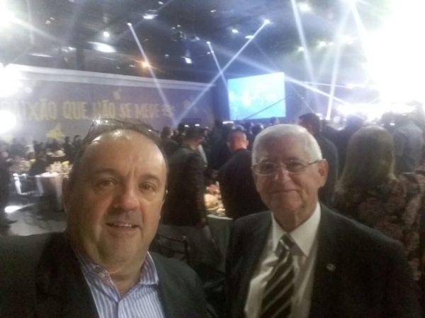 Presidente Domingos Sanches e o vice Saulo Moisés Franciscon
