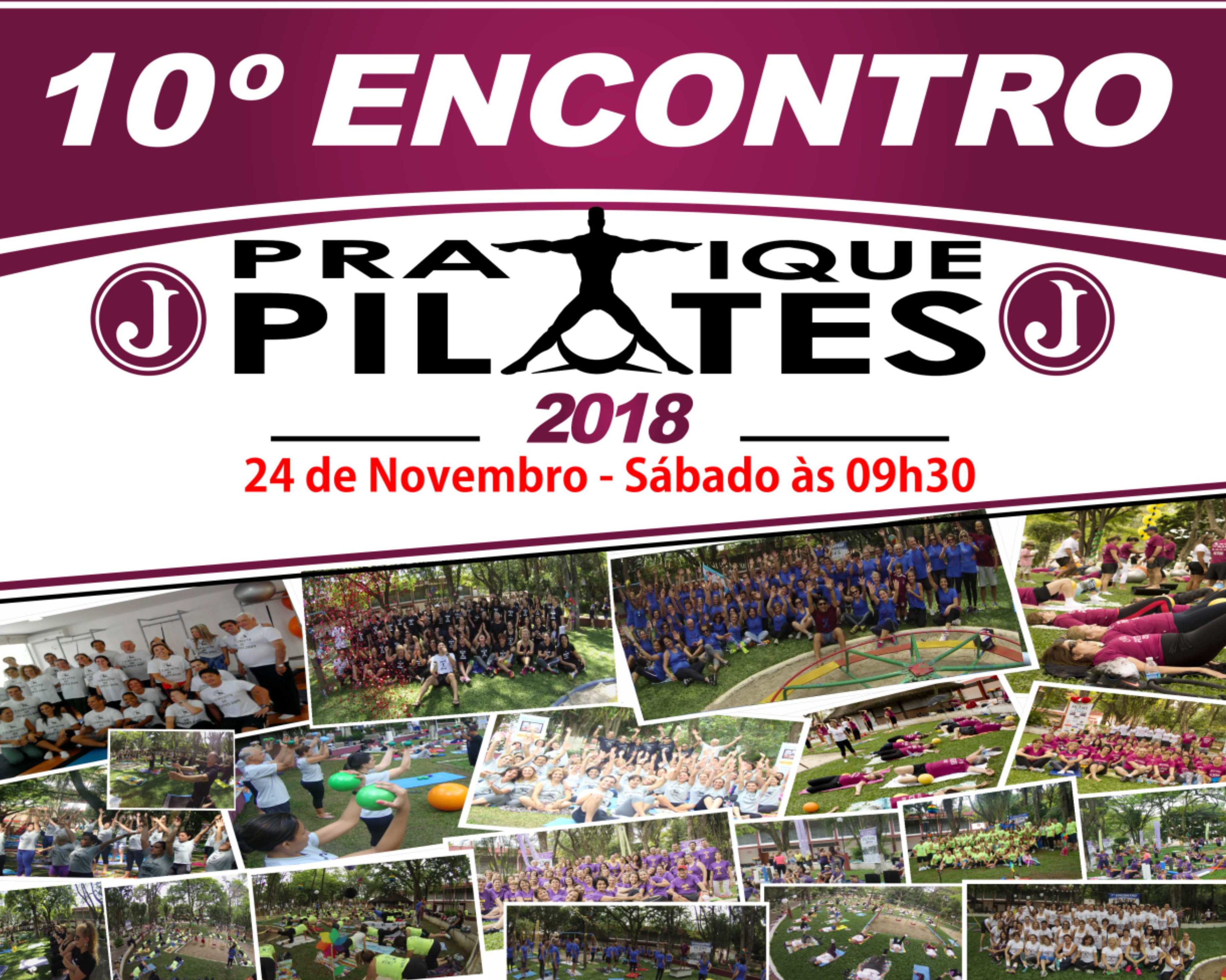 10º encontro Pratique Pilates acontece no sábado