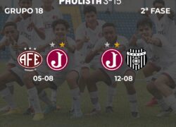 Pelo Paulista, Sub 15 encara Ferroviária e Sub 17 tem jogo suspenso