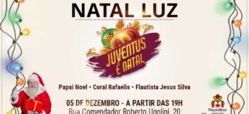 Venha se encantar no "Natal Luz" do Clube Atlético Juventus!