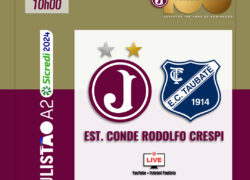 Ingressos Paulista A2 2024 – 11ª Rodada- Juventus X Taubaté