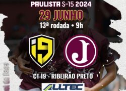 Sub 15 enfrenta I9 Football e Sub 17 Rio Claro pela 13ª rodada do Paulista