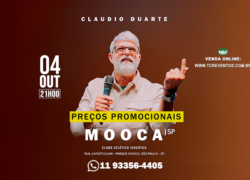 Pr. Cláudio Duarte se apresenta no Juventus