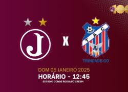 Juventus estreia na Copinha 2025 diante do Trindade (GO)